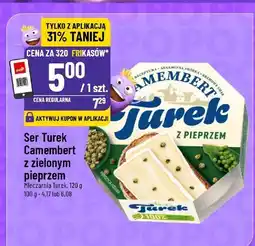 Polomarket Ser Turek Camembert z zielonym pieprzem Mleczarnia Turek oferta