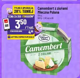 Polomarket Camembert z ziołami Mleczna Polana oferta