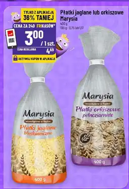 Polomarket Płatki jaglane lub orkiszowe Marysia oferta