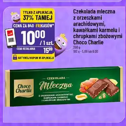 Polomarket Czekolada mleczna z orzeszkami arachidowymi Choco Charlie oferta