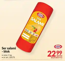 Makro Ser salami - blok 1kg Mlekovita oferta