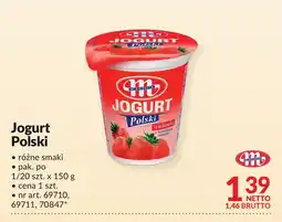 Makro Jogurt Polski 150g Mlekovita oferta