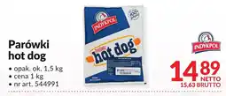 Makro Parówki hot dog 1kg Indykpol oferta