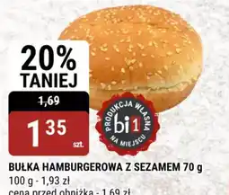 bi1 Bułka hamburgerowa z sezamem oferta