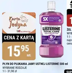 bi1 Płyn do płukania jamy ustnej Listerine oferta