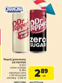 Carrefour Napój gazowany Dr Pepper oferta