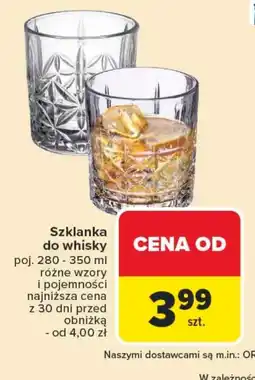 Carrefour Szklanka do whisky MI oferta