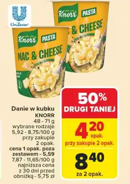 Carrefour Danie gotowe Knorr oferta