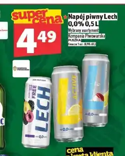 Topaz Piwo bezalkoholowe Lech oferta