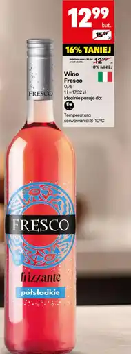 Delikatesy Centrum Wino półsłodkie Fresco oferta