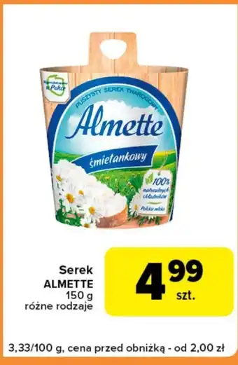 Carrefour Express Serek śmietankowy Almette oferta