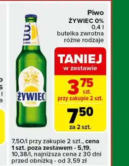 Carrefour Express Piwo Żywiec oferta