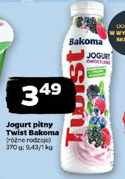 Netto Jogurt pitny Twist Bakoma oferta