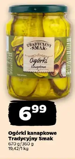 Netto Ogórki kanapkowe Tradycyjny Smak oferta