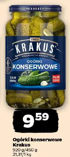 Netto Ogórki konserwowe Krakus oferta