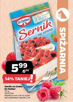 Netto Sernik na zimno Dr.Oetker oferta