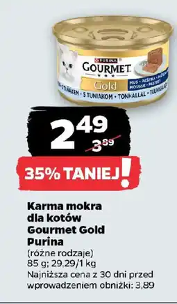 Netto Karma mokra dla kotów Gourmet Gold Purina oferta