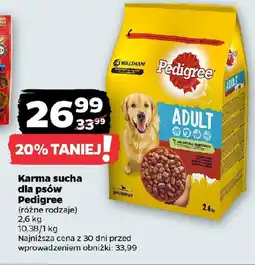 Netto Karma sucha dla psów Pedigree oferta
