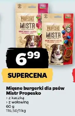 Netto Mięsne burgerki dla psów Mistr Propesko oferta
