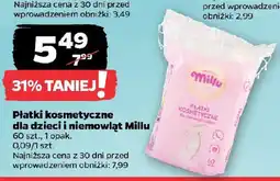 Netto Płatki kosmetyczne dla dzieci i niemowląt Millu oferta