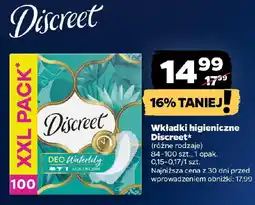 Netto Wkładki higieniczne Discreet oferta