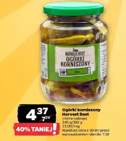 Netto Ogórki korniszony Harvest Best oferta