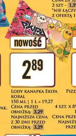 Dino Kanapka lodowa trinity Koral Ekipa oferta