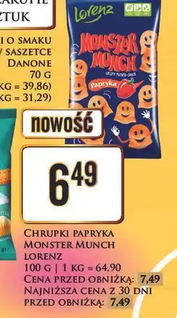 Dino Chrupki paprykowe Lorenz Monster Munch oferta