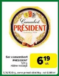 Carrefour Express Ser camembert naturalny President oferta