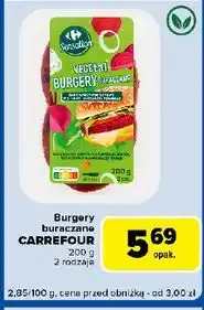 Carrefour Express Burgery buraczane Carrefour Sensation oferta