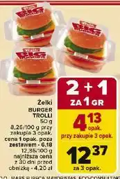 Carrefour Żelki w kształcie hamburgerów Trolli oferta