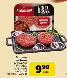 Carrefour Big burger wołowy Sokołów Grill House oferta