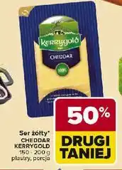 Carrefour Ser cheddar plastry Kerrygold oferta