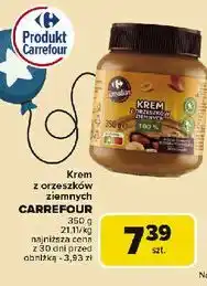 Carrefour Krem z orzeszków ziemnych Carrefour Sensation oferta