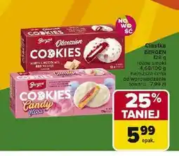 Carrefour Ciastka white chocolate & red velvet Bergen oferta