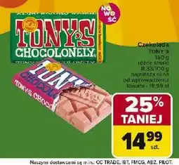 Carrefour Czekolada mleczna Tony's Chocolonely oferta