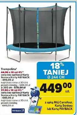 Carrefour Trampolina 305 cm oferta