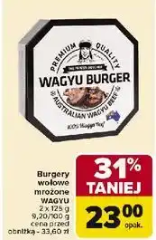 Carrefour Burger wołowy wagyu oferta
