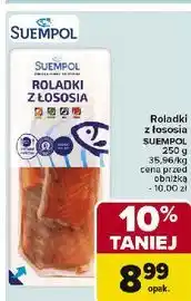 Carrefour Roladki wędzone z łososia Suempol oferta
