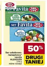Carrefour Ser sałatkowo-kanapkowy 18 % Mlekovita Favita oferta