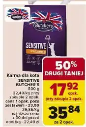 Carrefour Karma dla kota z kurczakiem Butcher's Sensitive oferta