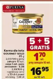 Carrefour Karma dla kota kurczak Purina Gourmet Gold oferta