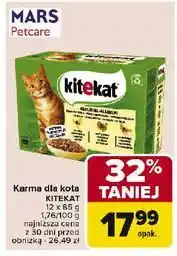Carrefour Karma dla kota z kurczakiem Kitekat oferta