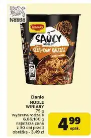 Carrefour Danie sezamowy kurczak Winiary Saucy Noodles oferta