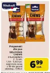 Carrefour Kość wiązana z mięsem Vitakraft oferta