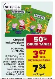Carrefour Chrupki kukurydziane delikatnie marchewkowe Bobovita Mniam Bio oferta