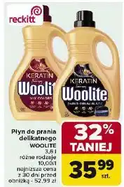 Carrefour Płyn do prania dark Woolite Keratin oferta