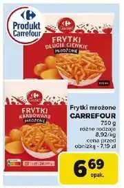 Carrefour Frytki długie cienkie Carrefour oferta