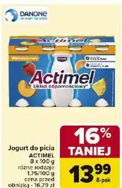 Carrefour Jogurt wieloowocowy Danone Actimel oferta