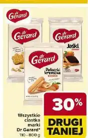 Carrefour Ciastka maślane listki Dr Gerard oferta